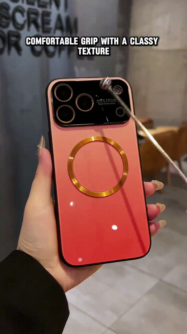 VistaVibe – Funda protectora de cristal con degradado estético