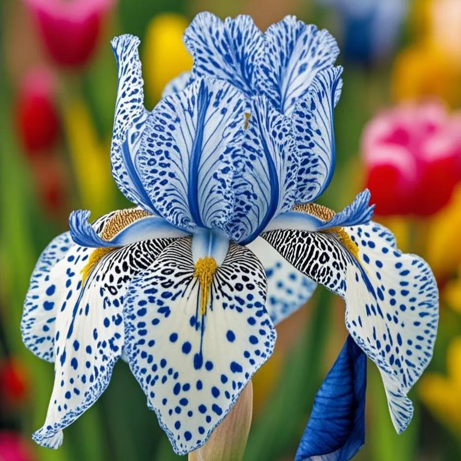 BloomAura – Exotische Hohe Bart-Schwertlilie