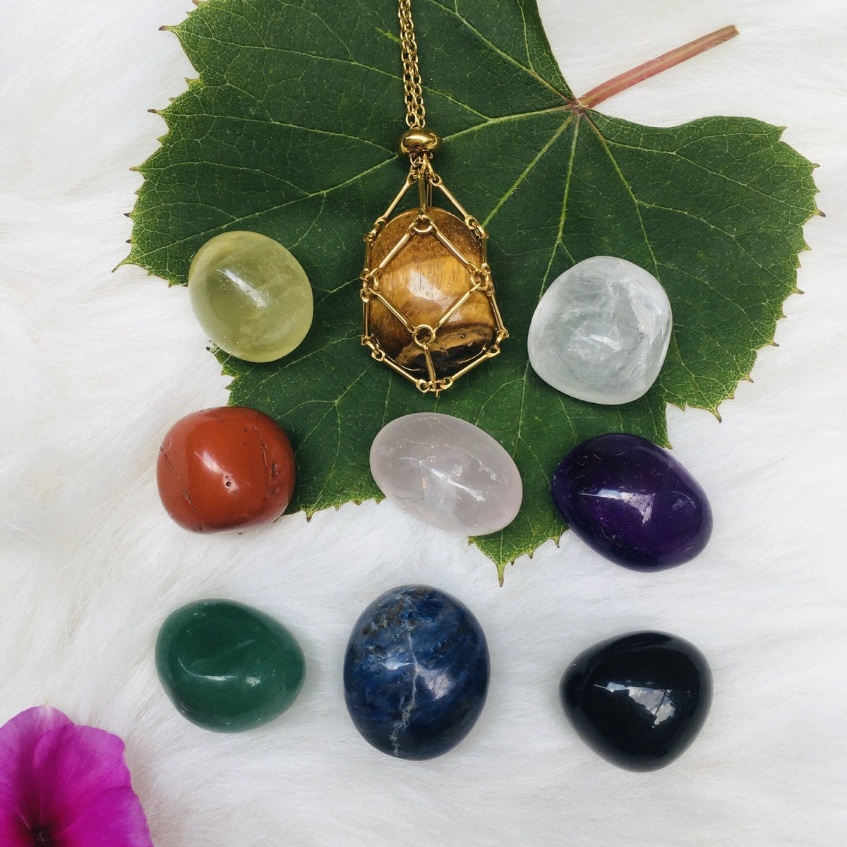 SoulBound - Collar de cristal curativo natural