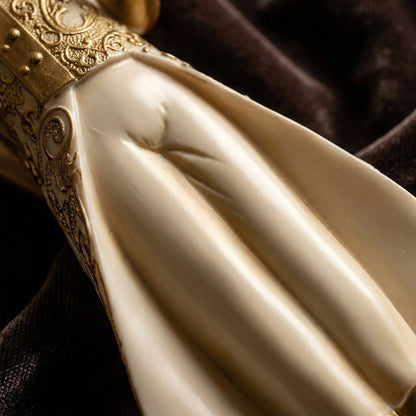 RoyalWhisk – Kaninchenfigur mit Goldrand