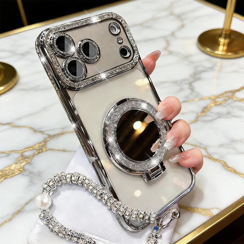 FlashFemme - Luxuriöses Spiegel-Glitzer-Case