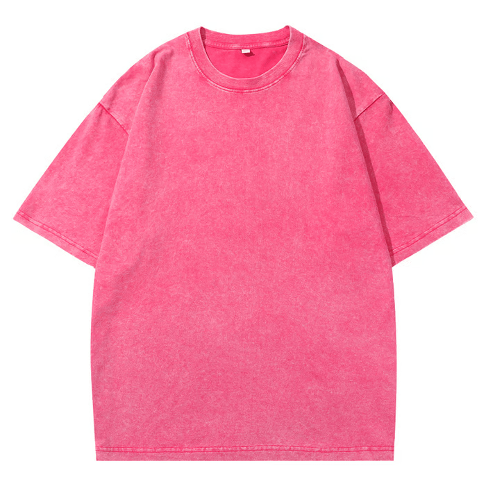 Oversoul – Camisetas desgastadas de corte holgado