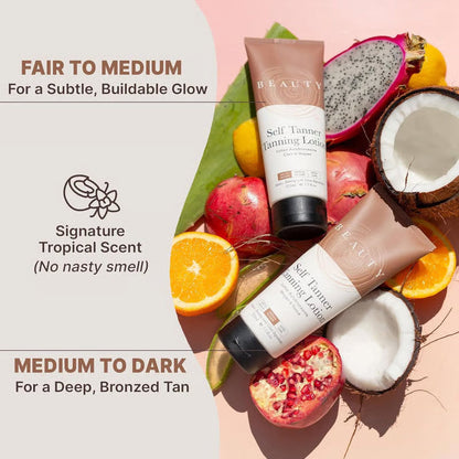 BronzeAura – Loción Autobronceadora con Acabado Natural