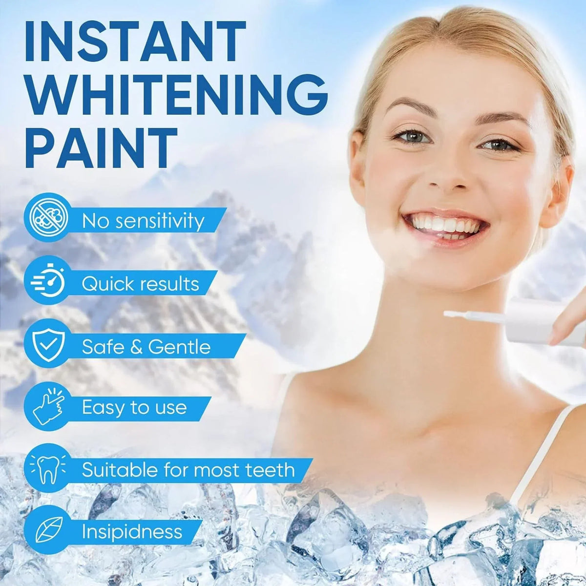 SmileBright- Pigmento Blanqueador Dental Instantáneo