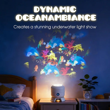 OceanGlow – Rotierender LED-Lichtprojektor