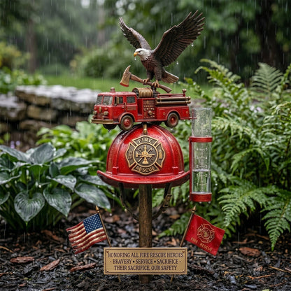 FireHonor – Estación pluviométrica Firefighter Tribute Garden