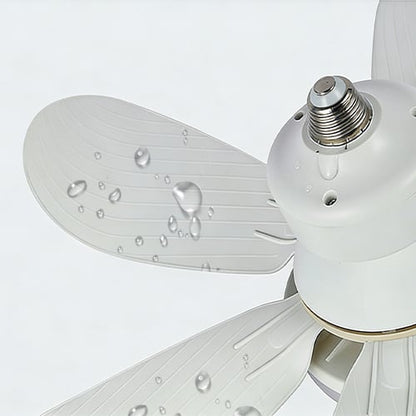 BreezeGlow – Ventilador de Techo de Casquillo con Iluminación LED Ajustable