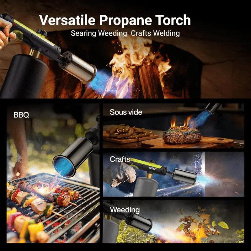 Leistungsstarker Propanbrenner – 1500°C Hochtemperaturflamme (2 kaufen, versandkostenfrei)