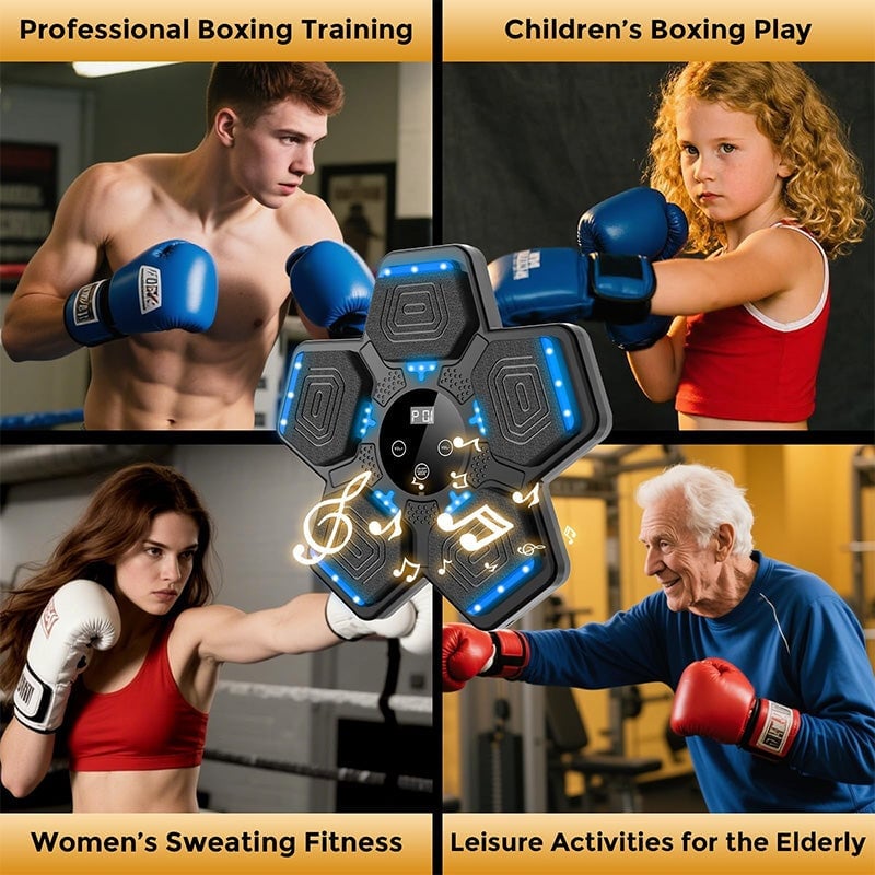 BoxBeat Pro – Máquina de Boxeo Interactiva