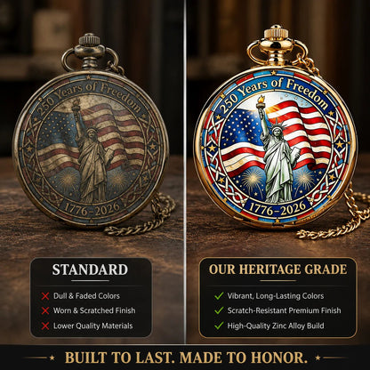 LibertyChrono – Reloj de Bolsillo 250 Aniversario de EE. UU.