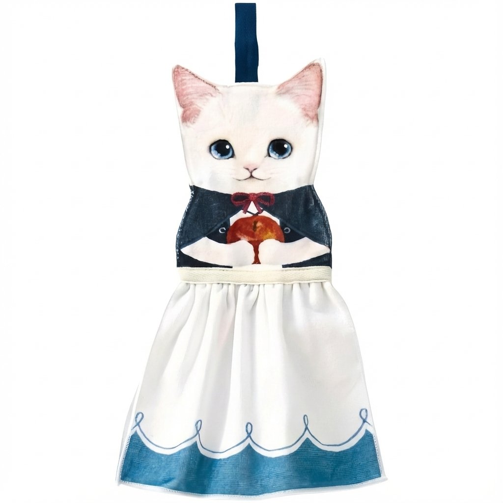 PurrfectlyClean – Toallas de mano con estampado de gatos de lo más divertidas