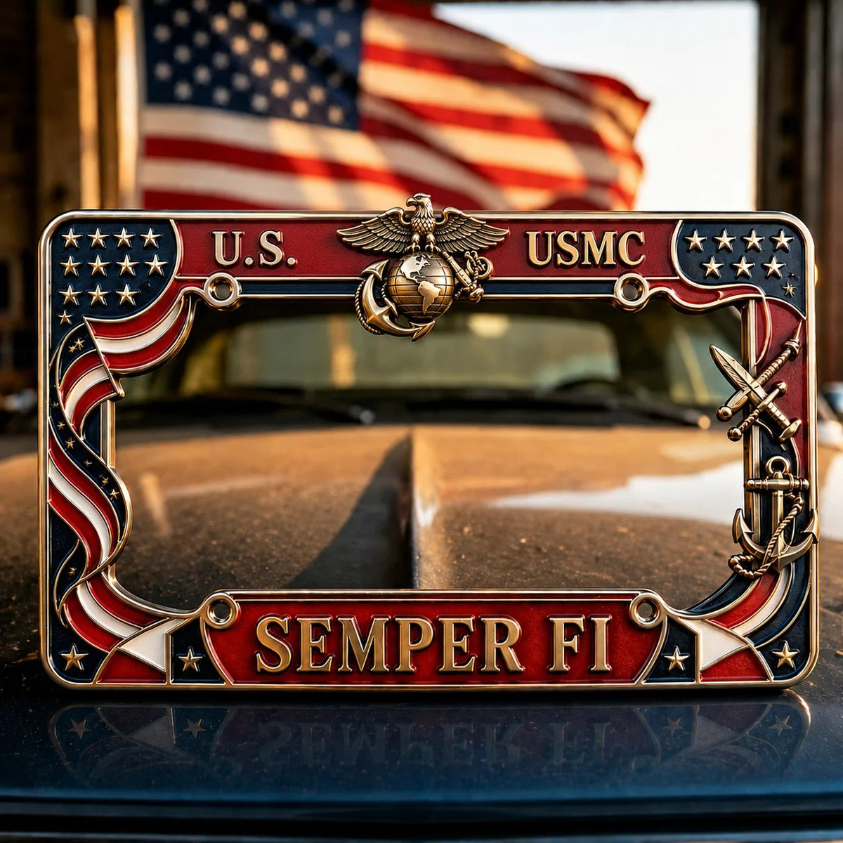 MarinePride – Semper Fi Chasis de Automóvil