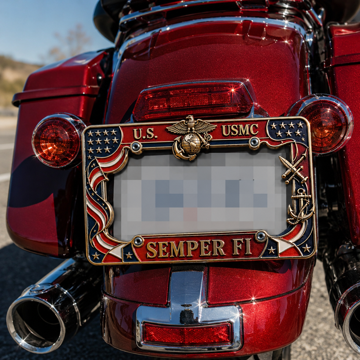 MarinePride – Semper Fi Chasis de Automóvil