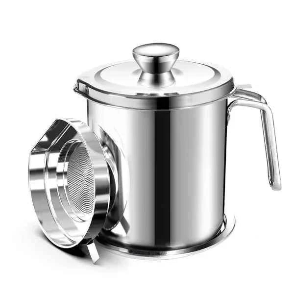 CookForge – Sistema de sartén y rejilla de control de aceite de acero inoxidable de primera calidad