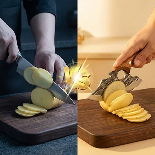 ChefForge – Juego profesional de cuchillo de chef y hacha de carnicero