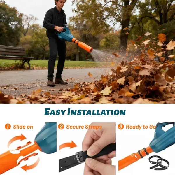 VortexBoost – Aufsatz zur schnellen Gartenreinigung