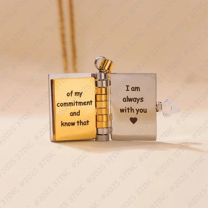 HeartWords - Collar Libro Abrible