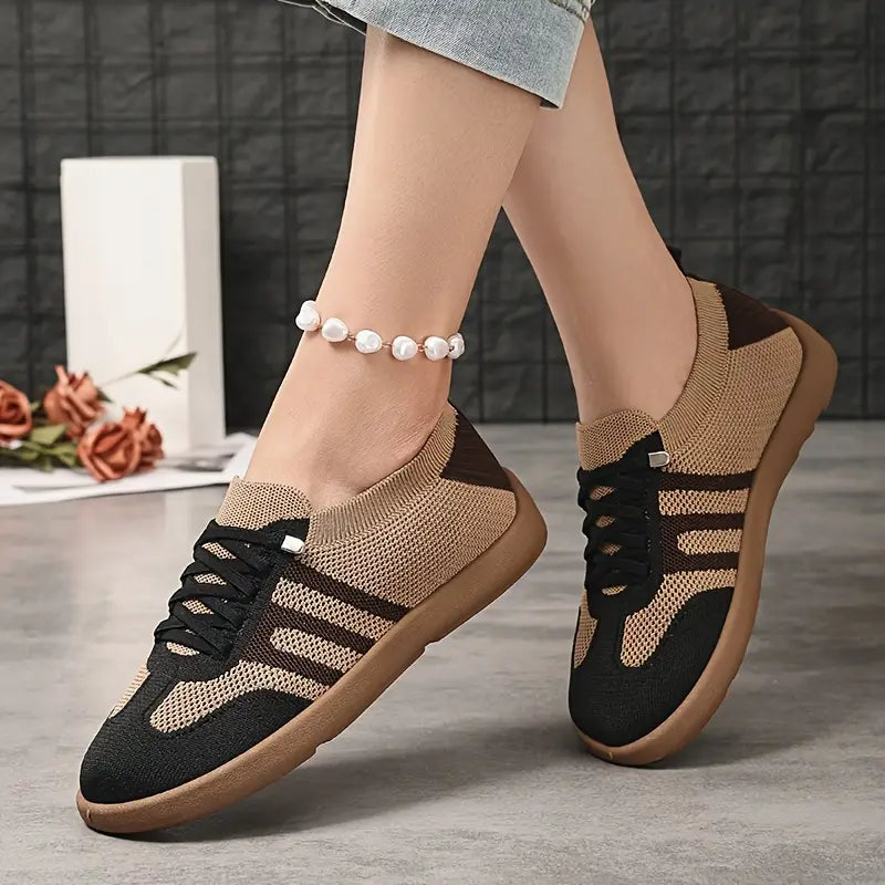 ErgoNova™ – Orthopädischer Damen-Sneaker mit atmungsaktivem Strickgewebe