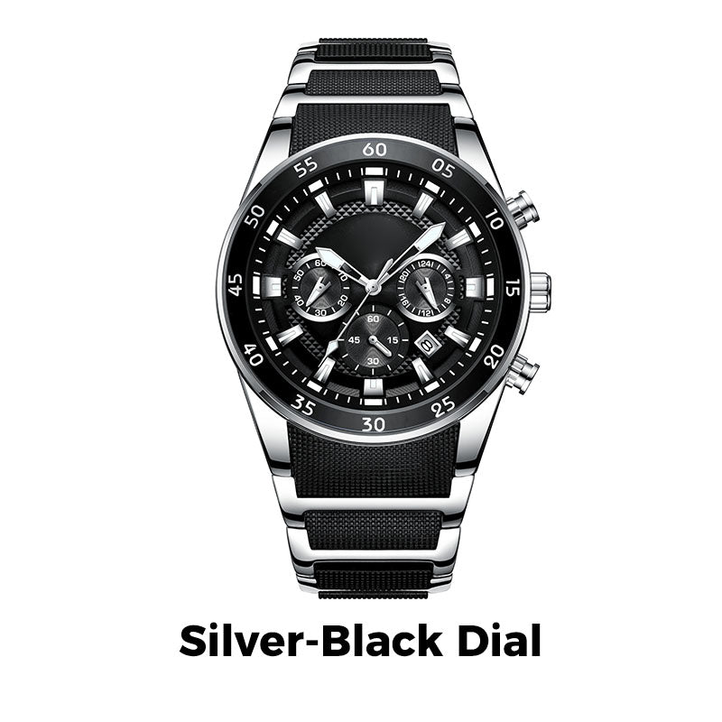 TimeForge – Reloj multifunción resistente para hombre