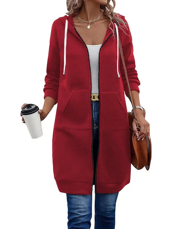 AuraWear – Bequemer Damen-Freizeit-Hoodie aus Polyester