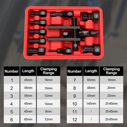 SteelGrip – Juego de extractores de rodamientos industriales