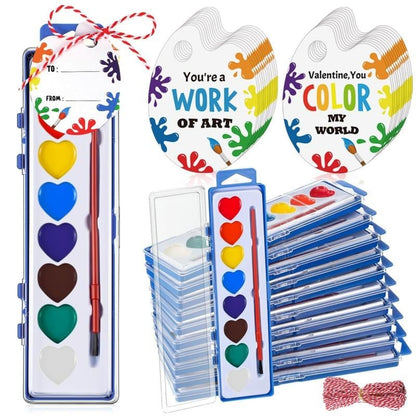 🎨Mini-Aquarellfarbkasten 2026 zum Valentinstag | Romantisches Kunstgeschenk💖