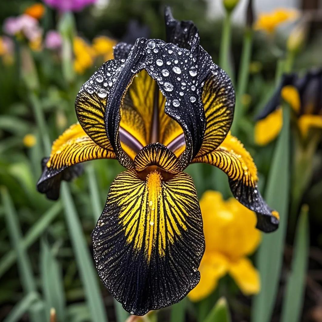 BloomAura – Exotische Hohe Bart-Schwertlilie