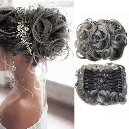 CurlNest – Moño Despeinado para un Estilo Chic Diario