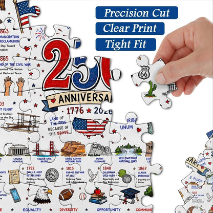 FreedomPiece – Set de Rompecabezas Temático de EE. UU. de 1000 Piezas