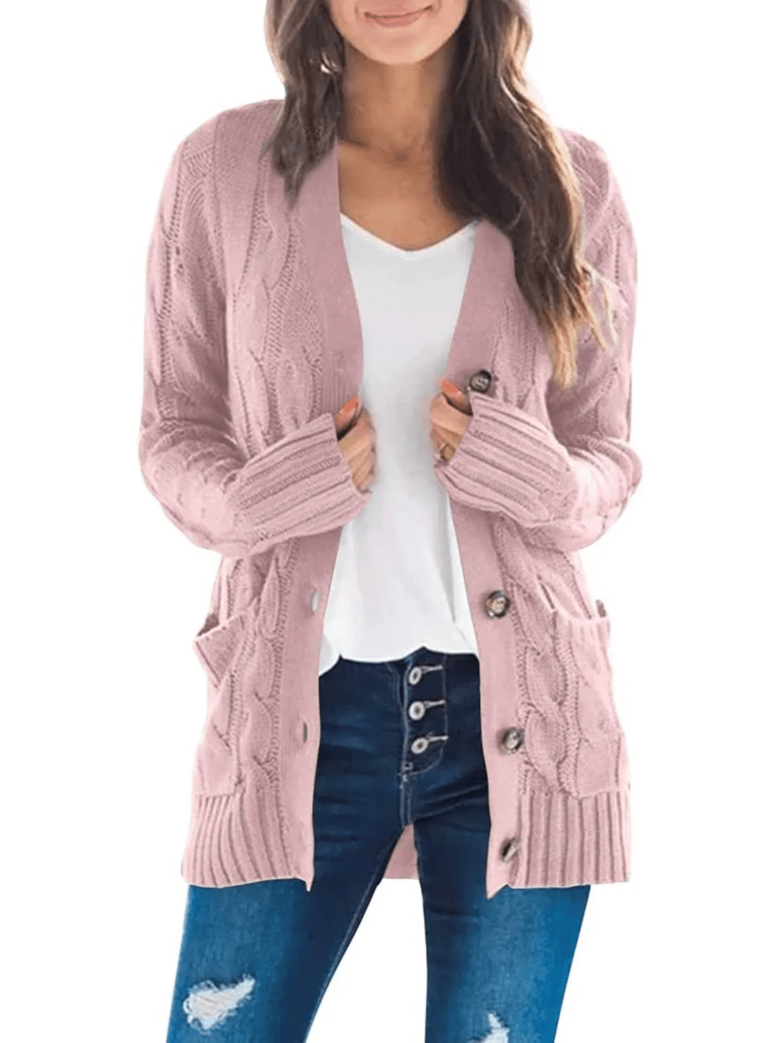 Velora – Cárdigan elegante con botones