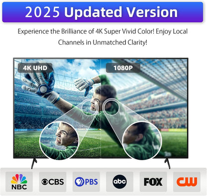 📺 Antena de TV - Antena Digital HD - HDTV interior 1080P 4K (largo alcance) 🎁