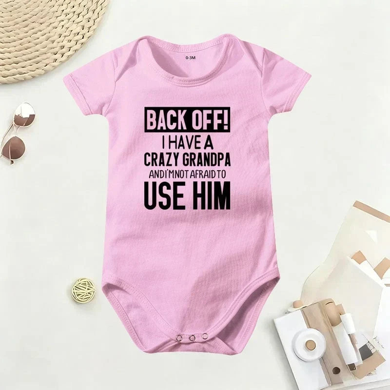 SnugglePrint – Traje de bebé con cita del abuelo
