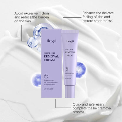 VelvetSkin – Crema depilatoria facial indolora