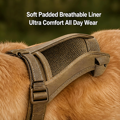 ForceGrip - Arnés Táctico para Perro con Asa de Control