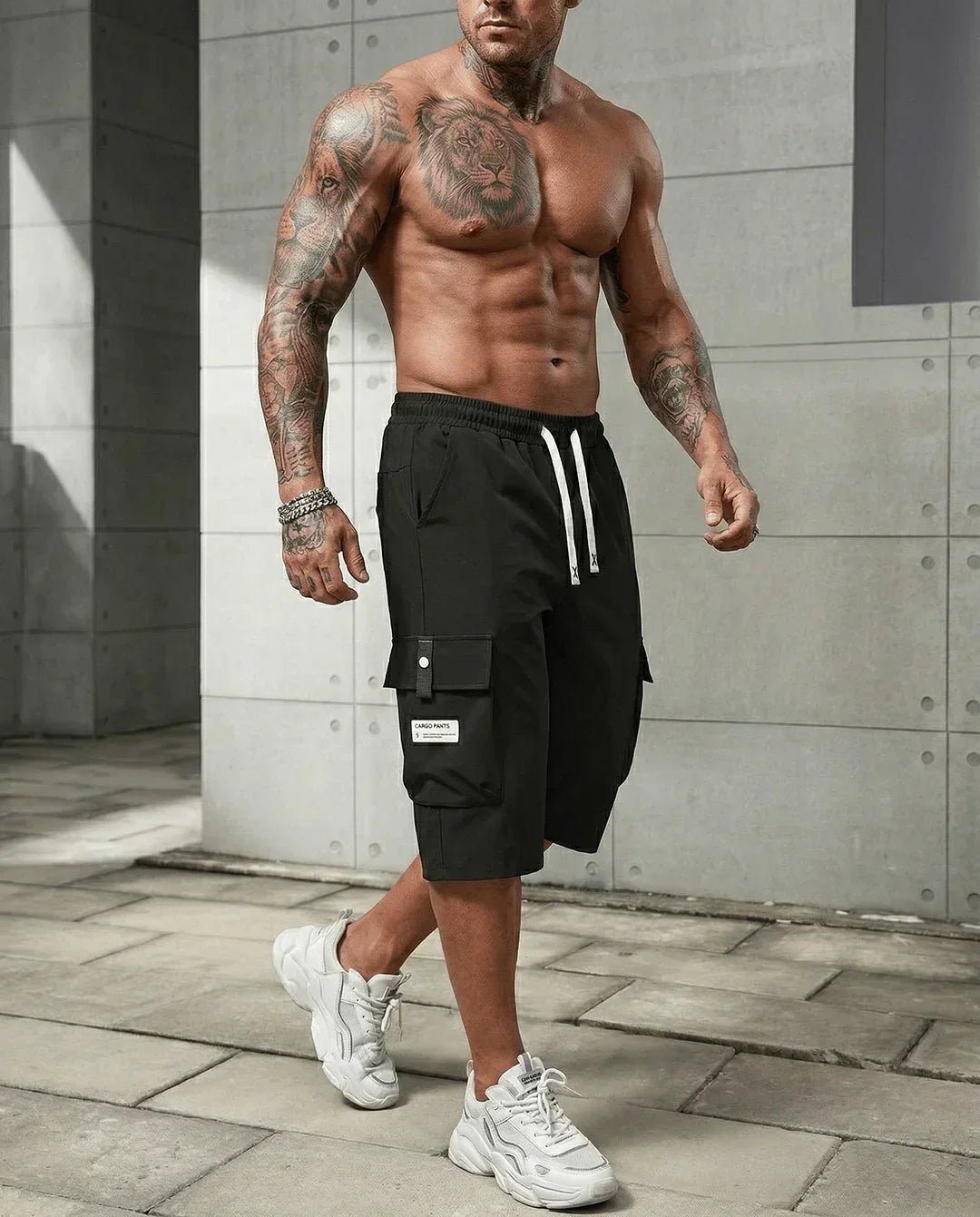 UrbanFlex – Cargo 3/4-Shorts Street Utility Comfort