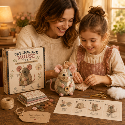 StitchMouse – Kit de manualidades patchwork DIY