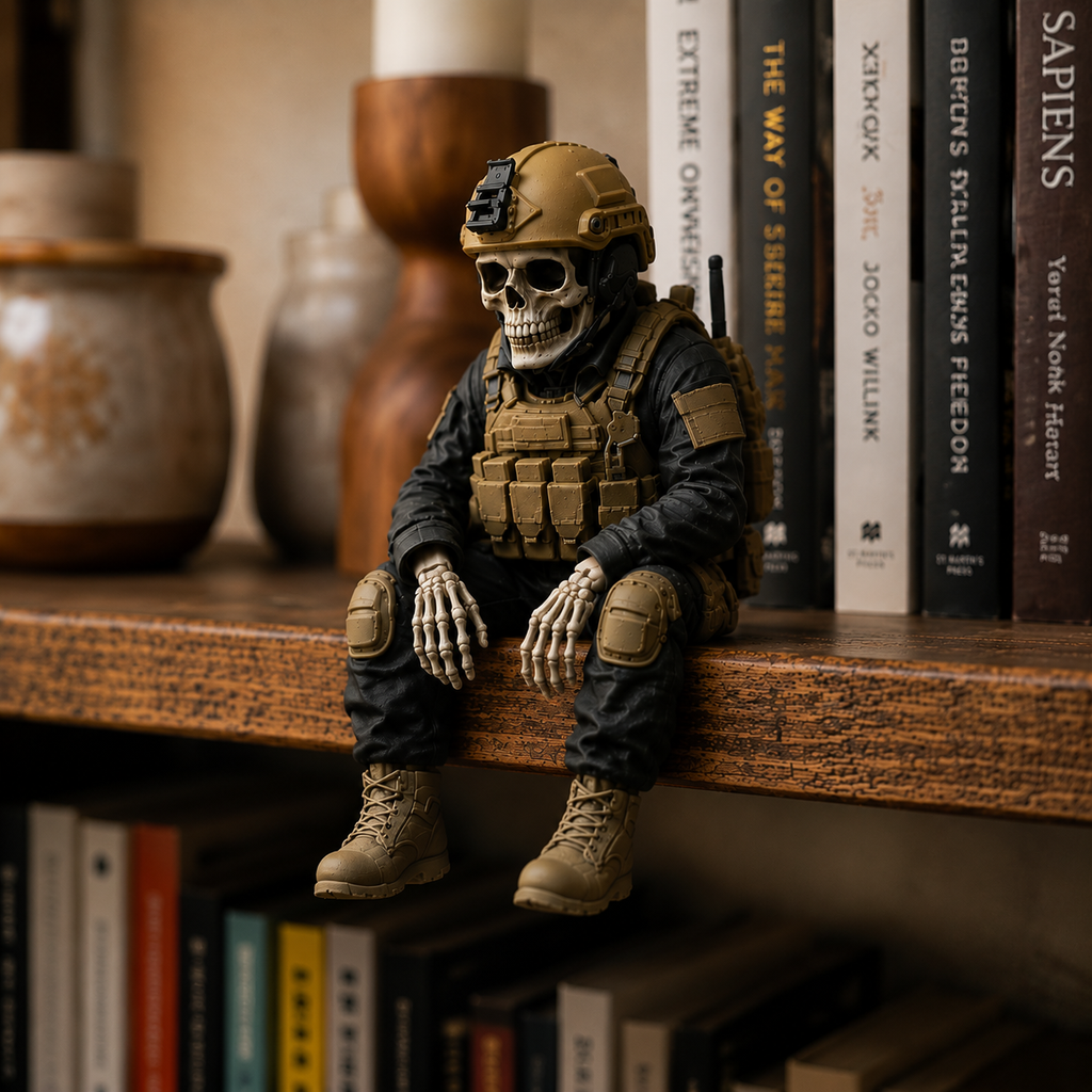 Patrulla Fantasma – Esqueleto Militar Coleccionable