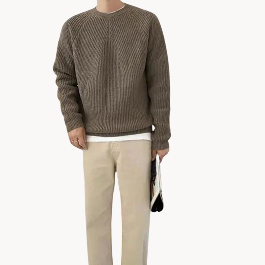 Ronan Ridgeway gerippter Pullover | ALEVITA