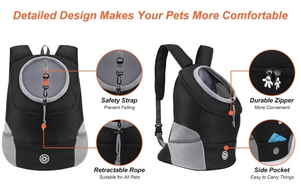 PawStride – Mochila de verano ventilada para mascotas