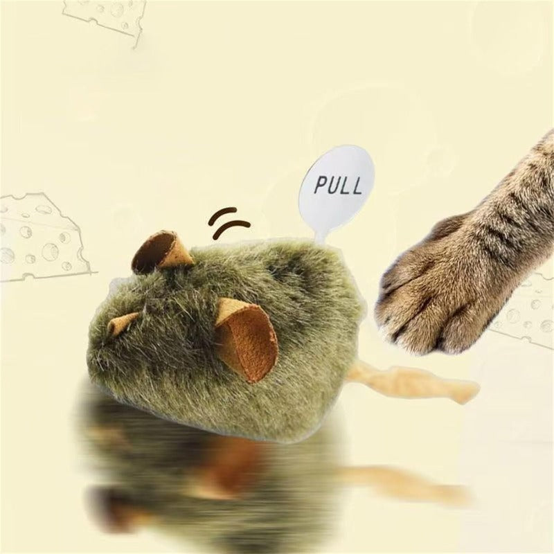 WhiskerJoy – Juguete para gatos con sonido, ultra realista con forma de ratón