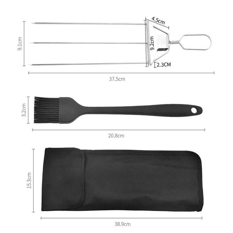 Brocheta TriCook – Herramienta profesional para barbacoa
