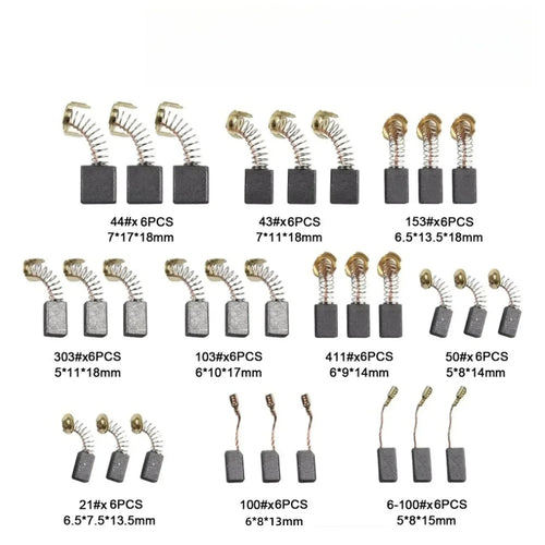 VoltBrush – Universelles Motorkohlen-Set (40-teilig)