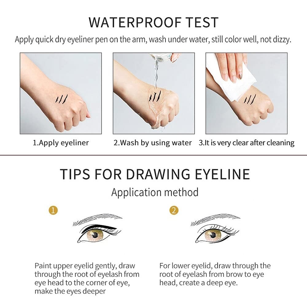 CosmiKohl - Bóveda de delineadores de ojos en gel a prueba de agua de 14 colores