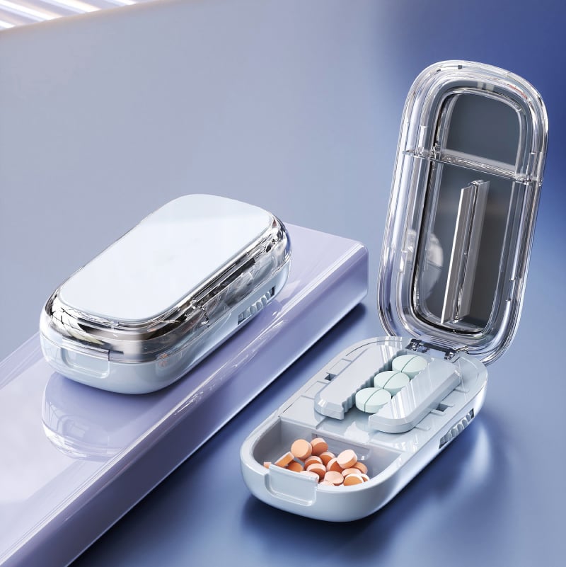 TrimTab | Cortador de pastillas compacto ideal para viajes