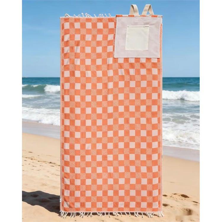 CoastCarry – Sandabweisender Handtuch-Rucksack für Strandtage