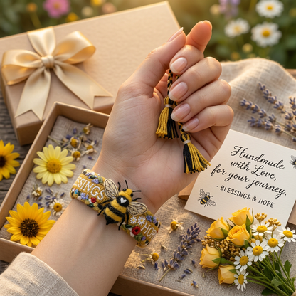 MeadowCharm – Kollektion handbestickter Armbänder