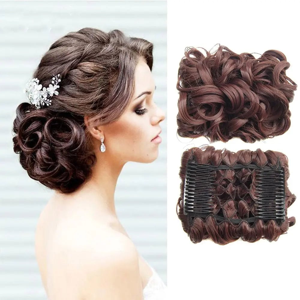 CurlNest – Moño Despeinado para un Estilo Chic Diario