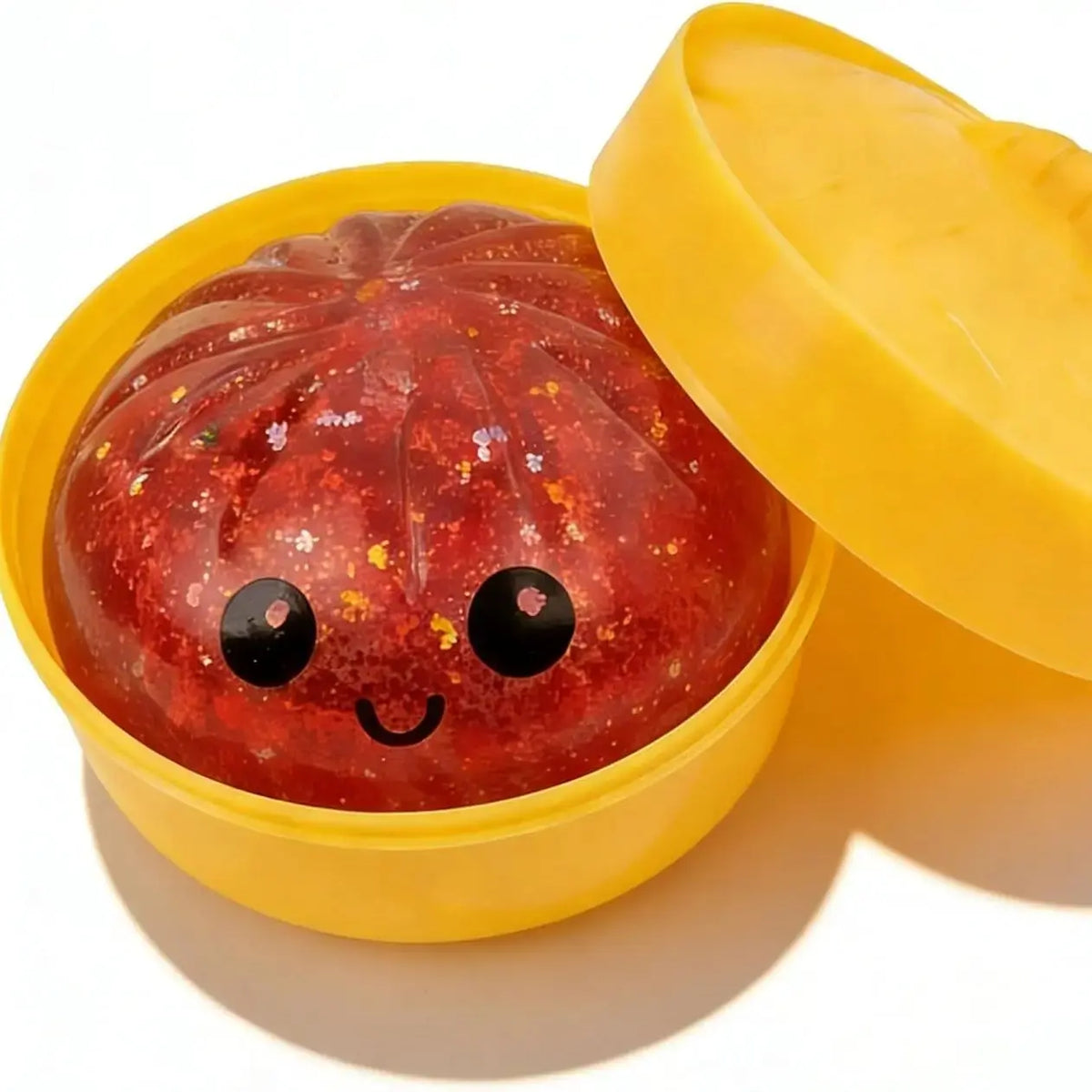 SquishJoy – Juguete Blando Súper Raro de Arcoíris con Forma de Dumpling Sonriente