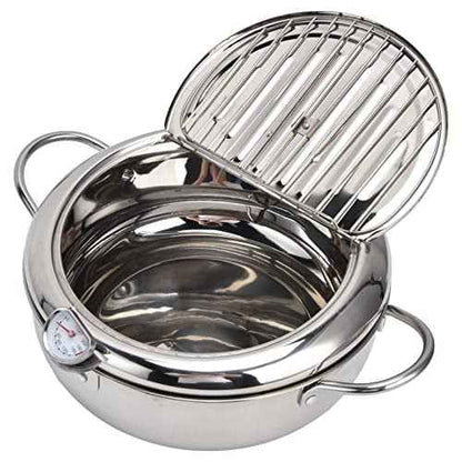 CookForge – Sistema de sartén y rejilla de control de aceite de acero inoxidable de primera calidad
