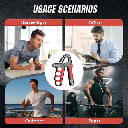 GripTrack – Ejercitador de mano con contador automático
